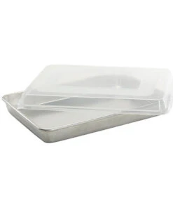 Nordic Ware Aluminum Covered 19in High Side Sheet Cake Baking Pan Home