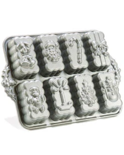 Nordic Ware Holiday 8 Mini Loafs Pan Home