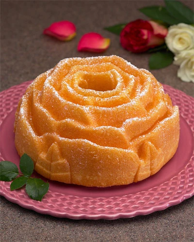Nordic Ware Rose Bundt Pan Home 2 Nordic Ware Rose Bundt Pan Home - Image 2
