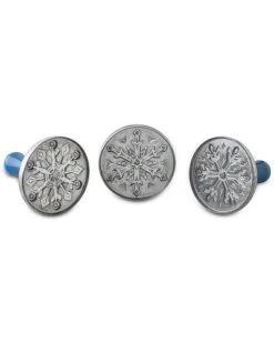 Nordic Ware Set Of 3 Snowflake Cookie Stamps Home