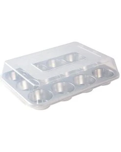 Nordic Ware 12 Cup Muffin Pan With High Domed Lid Home