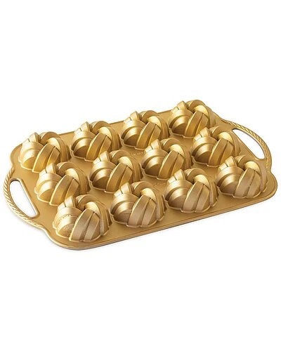 Nordic Ware 75th Anniversary Braided Mini Bundt Bites Pan Home 1 Nordic Ware 75th Anniversary Braided Mini Bundt Bites Pan Home