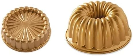 Nordic Ware Charlotte Cake Pan, One Size, Gold 11 Nordic Ware Charlotte Cake Pan, One Size, Gold - Image 11