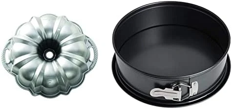 Nordic Ware Platinum Collection Anniversary Bundt Pan & Ware Angel Food Cake Pan, 18 Cup Capacity, Graphite 7 Nordic Ware Platinum Collection Anniversary Bundt Pan & Ware Angel Food Cake Pan, 18 Cup Capacity, Graphite - Image 7