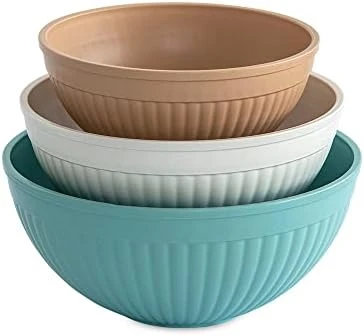 Nordic Ware Prep & Serve Mixing Bowl Set, 4-pc, Set Of 4, Coastal Colors, 5000ml 7 Nordic Ware Prep & Serve Mixing Bowl Set, 4-pc, Set Of 4, Coastal Colors, 5000ml - Image 7