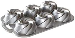 Nordic Ware Heritage Bundtlette Cake Pan, Metallic, Silver -Nordic Ware 315G1sevZ2L. AC