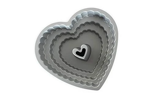 Nordic Ware Cast Bundt Bakeware Tiered Heart, 12-Cup, Toffee 2 Nordic Ware Cast Bundt Bakeware Tiered Heart, 12-Cup, Toffee - Image 2