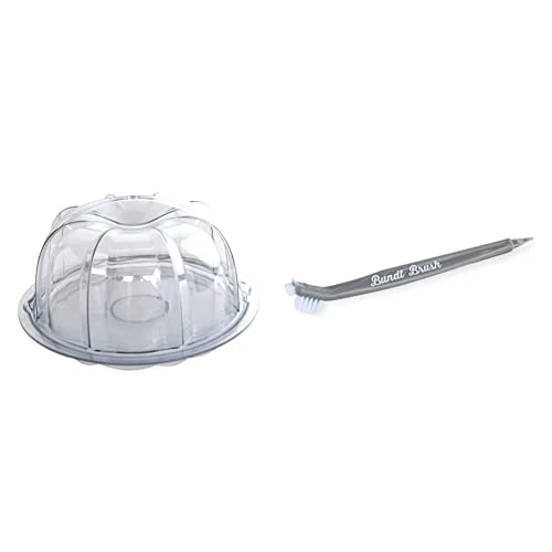 Nordic Ware Cake Keeper, Deluxe Bundt, Clear & Ultimate Bundt Cleaning Tool 1 Nordic Ware Cake Keeper, Deluxe Bundt, Clear & Ultimate Bundt Cleaning Tool