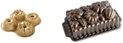 Nordic Ware 91377 Nordicware 9 Cup Bundt Quartet Pan, Gold -Nordic Ware 316ouxlWnnL. AC