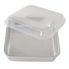 Nordic Ware Tural Aluminum Commercial Square Cake Pan With Lid, Exterior 9.88 X 9.88 Inches