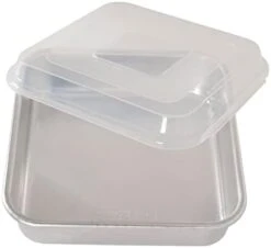 Nordic Ware Tural Aluminum Commercial Square Cake Pan With Lid, Exterior 9.88 X 9.88 Inches 15 Nordic Ware Tural Aluminum Commercial Square Cake Pan With Lid, Exterior 9.88 X 9.88 Inches -Nordic Ware 31EI9pUXvsL. AC