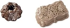 Nordic Ware Harvest Leaves Bundt Pan, Bronze & Wildflower Loaf Pan, 6-Cup, Toffee 19 Nordic Ware Harvest Leaves Bundt Pan, Bronze & Wildflower Loaf Pan, 6-Cup, Toffee -Nordic Ware 31HKRvUROtL. AC