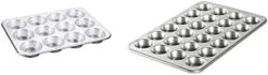 Nordic Ware Tural Aluminum Commercial Muffin Pan, 12 Cup & -45900-Loaf, 1-1/2 Pound, Natural Aluminum Commercial Loaf Pan, Silver 18 Nordic Ware Tural Aluminum Commercial Muffin Pan, 12 Cup & -45900-Loaf, 1-1/2 Pound, Natural Aluminum Commercial Loaf Pan, Silver -Nordic Ware 31I8ZlZBYL. AC