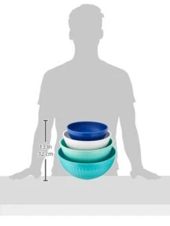 Nordic Ware Prep & Serve Mixing Bowl Set, 4-pc, Set Of 4, Coastal Colors, 5000ml 18 Nordic Ware Prep & Serve Mixing Bowl Set, 4-pc, Set Of 4, Coastal Colors, 5000ml -Nordic Ware 31LCjq9vUhL