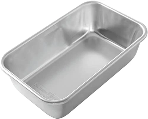Nordic Ware Tural Aluminum Commercial Muffin Pan, 12 Cup & -45900-Loaf, 1-1/2 Pound, Natural Aluminum Commercial Loaf Pan, Silver 4 Nordic Ware Tural Aluminum Commercial Muffin Pan, 12 Cup & -45900-Loaf, 1-1/2 Pound, Natural Aluminum Commercial Loaf Pan, Silver - Image 4