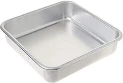 - 47500 Nordic Ware Naturals Aluminum Commercial 8" X 8" Square Cake Pan, 8 By 8 Inches, Silver -Nordic Ware 31PVoDQsk5L. AC