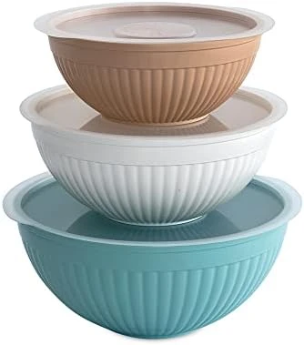 Nordic Ware Prep & Serve Mixing Bowl Set, 4-pc, Set Of 4, Coastal Colors, 5000ml 10 Nordic Ware Prep & Serve Mixing Bowl Set, 4-pc, Set Of 4, Coastal Colors, 5000ml - Image 10