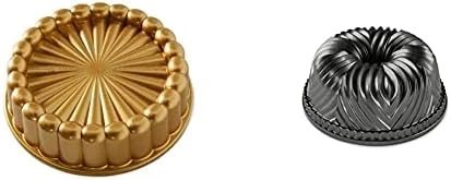 Nordic Ware Charlotte Cake Pan, One Size, Gold 8 Nordic Ware Charlotte Cake Pan, One Size, Gold - Image 8