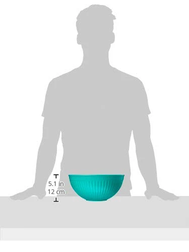 Nordic Ware Prep & Serve Mixing Bowl Set, 3-pc, Set Of 3, Coastal Colors, 5000 Milliliters 5 Nordic Ware Prep & Serve Mixing Bowl Set, 3-pc, Set Of 3, Coastal Colors, 5000 Milliliters - Image 5