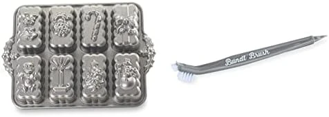 Nordic Ware Holiday Mini Loaves Pan & Wildflower Loaf Pan, 6-Cup, Toffee 9 Nordic Ware Holiday Mini Loaves Pan & Wildflower Loaf Pan, 6-Cup, Toffee - Image 9