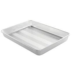 Nordic Ware Prism 13" X 17.75" High-Sided Sheet Cake Pan, Metallic