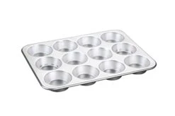 Nordic Ware Tural Aluminum Commercial Muffin Pan, 12 Cup