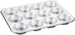 Nordic Ware Tural Aluminum Commercial Muffin Pan, 12 Cup & -45900-Loaf, 1-1/2 Pound, Natural Aluminum Commercial Loaf Pan, Silver 17 Nordic Ware Tural Aluminum Commercial Muffin Pan, 12 Cup & -45900-Loaf, 1-1/2 Pound, Natural Aluminum Commercial Loaf Pan, Silver -Nordic Ware 31fpVgo74FL. AC