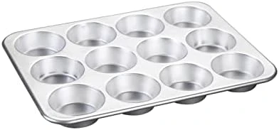 Nordic Ware Tural Aluminum Commercial Muffin Pan, 12 Cup & -45900-Loaf, 1-1/2 Pound, Natural Aluminum Commercial Loaf Pan, Silver 7 Nordic Ware Tural Aluminum Commercial Muffin Pan, 12 Cup & -45900-Loaf, 1-1/2 Pound, Natural Aluminum Commercial Loaf Pan, Silver - Image 7