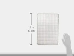 Nordic Ware 43343 Oven Safe Nonstick Baking & Cooling Grid (1/2 Sheet), One Size, Steel 11 Nordic Ware 43343 Oven Safe Nonstick Baking & Cooling Grid (1/2 Sheet), One Size, Steel -Nordic Ware 31gDM7XITXL