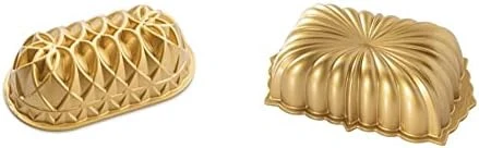 Nordic Ware Jubilee Loaf Pan, 6 Cup, Gold 9 Nordic Ware Jubilee Loaf Pan, 6 Cup, Gold - Image 9