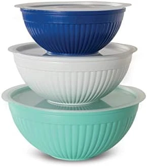Nordic Ware Prep & Serve Mixing Bowl Set, 4-pc, Set Of 4, Coastal Colors, 5000ml 12 Nordic Ware Prep & Serve Mixing Bowl Set, 4-pc, Set Of 4, Coastal Colors, 5000ml - Image 12