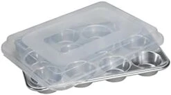 Nordic Ware Tural Aluminum Commercial Muffin Pan, 12 Cup & -45900-Loaf, 1-1/2 Pound, Natural Aluminum Commercial Loaf Pan, Silver 21 Nordic Ware Tural Aluminum Commercial Muffin Pan, 12 Cup & -45900-Loaf, 1-1/2 Pound, Natural Aluminum Commercial Loaf Pan, Silver -Nordic Ware 31lXM8NDDqL. AC