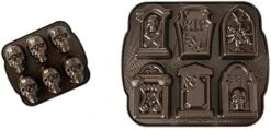 Nordic Ware Skull Cakelet Halloween Bakeware, Haunted Pan, Bronze & Harvest Bounty Loaf Pan 23 Nordic Ware Skull Cakelet Halloween Bakeware, Haunted Pan, Bronze & Harvest Bounty Loaf Pan -Nordic Ware 41 xaoCn7cL. AC