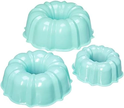 Nordic Ware Tiered Bundt Set-3, 6, 12 Cup, Mint 11 Nordic Ware Tiered Bundt Set-3, 6, 12 Cup, Mint - Image 11