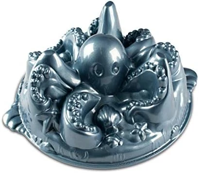 Nordic Ware Octopus Cake Pan, 10 Cup Capacity, Party Time Collection 6 Nordic Ware Octopus Cake Pan, 10 Cup Capacity, Party Time Collection - Image 6