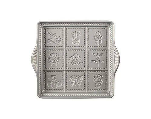 Nordic Ware English Shortbread Pan, 9x9 Inches, Non-stick 1 Nordic Ware English Shortbread Pan, 9x9 Inches, Non-stick