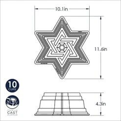 Nordic Ware Star Of David Bundt Pan -Nordic Ware 41ah18oexRL