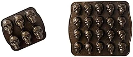Nordic Ware Skull Cakelet Halloween Bakeware, Haunted Pan, Bronze & Harvest Bounty Loaf Pan 10 Nordic Ware Skull Cakelet Halloween Bakeware, Haunted Pan, Bronze & Harvest Bounty Loaf Pan - Image 10