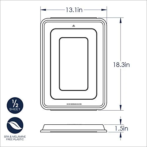 Nordic Ware Half Sheet Lid, 13x18 5 Nordic Ware Half Sheet Lid, 13x18 - Image 5