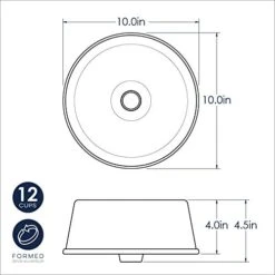 Nordic Ware Proform Cake Pan Angel Food, 10 Inch, Grey 8 Nordic Ware Proform Cake Pan Angel Food, 10 Inch, Grey -Nordic Ware 41m106zvFqL
