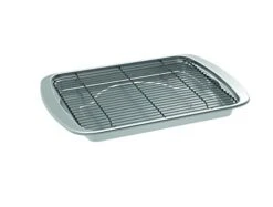 Nordic Ware 45027AMZ Oven Bacon Baking Tray, 17x12 In, Stainless Steel