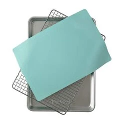 Nordic Ware 3-Piece Cookie Set, 1 Pack, With Aqua Baking Mat