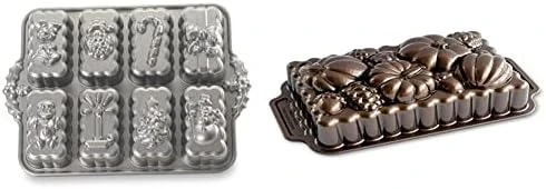 Nordic Ware Holiday Mini Loaves Pan & Wildflower Loaf Pan, 6-Cup, Toffee 10 Nordic Ware Holiday Mini Loaves Pan & Wildflower Loaf Pan, 6-Cup, Toffee - Image 10