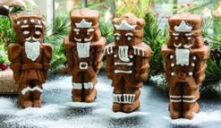 Nordic Ware Utcracker Sweets Cast Cakelet Pan, 6 Cup Capacity, Silver -Nordic Ware 515Cm6YA42L