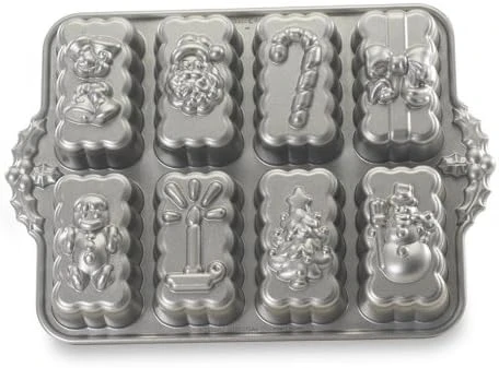 Nordic Ware Holiday Mini Loaves Pan & Wildflower Loaf Pan, 6-Cup, Toffee 7 Nordic Ware Holiday Mini Loaves Pan & Wildflower Loaf Pan, 6-Cup, Toffee - Image 7