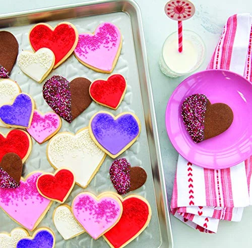 Nordic Ware Heart Embossed Half Sheet, Silver 5 Nordic Ware Heart Embossed Half Sheet, Silver - Image 5