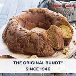 Nordic Ware Autumn Wreath Bundt Pan, Bronze, 10 Cups, Silver -Nordic Ware 51JMQcaOT5L