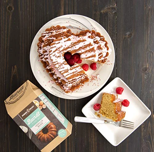 Nordic Ware Cast Bundt Bakeware Tiered Heart, 12-Cup, Toffee 5 Nordic Ware Cast Bundt Bakeware Tiered Heart, 12-Cup, Toffee - Image 5