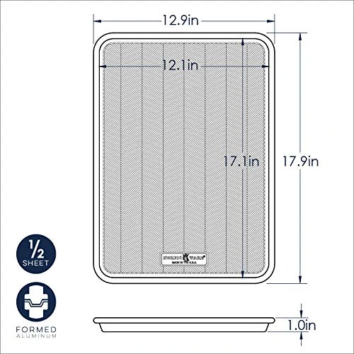 Nordic Ware Prism Half Sheet, Metallic 5 Nordic Ware Prism Half Sheet, Metallic - Image 5