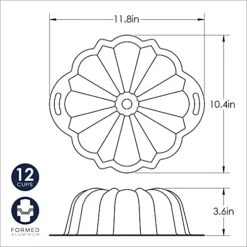 Nordic Ware ProForm Bundt, 12 Cup, Gray 7 Nordic Ware ProForm Bundt, 12 Cup, Gray -Nordic Ware 51V5sy3mqRL